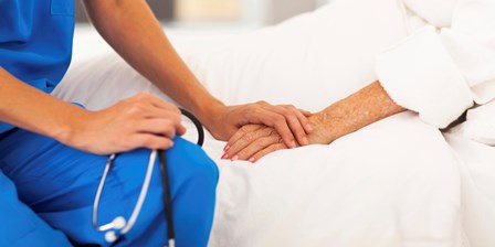 medical doctor comforting senior patient medical doctor comforting senior patient